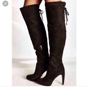 Sam Edelman Kayla genuine suede thigh high boots - size 8